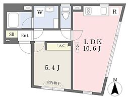 RecxNakaitabashi 1LDKの間取図画像