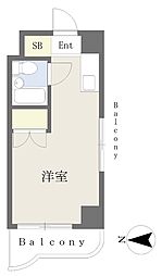 JR常磐線 綾瀬駅 徒歩7分の賃貸マンション 7階ワンルームの間取り
