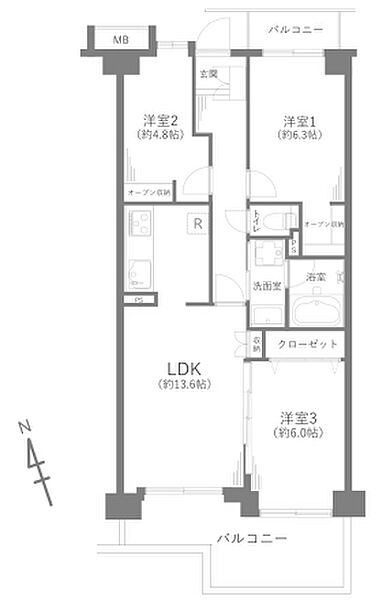 間取り：312001304406