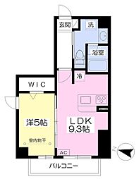 Tom'sgrande 1LDKの間取図画像
