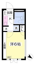 Blauhimmel 1Kの間取図画像