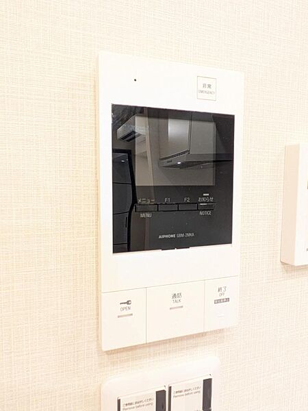 来訪者対応も安心のＴＶモニターホン（2026年6月撮影）
