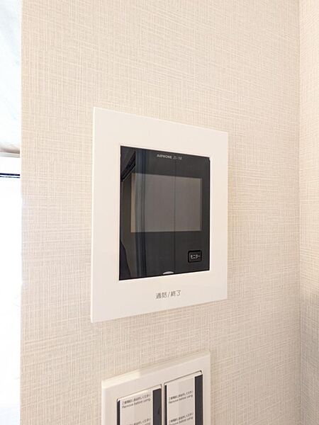 来訪者対応も安心のＴＶモニターホン（2026年7月撮影）