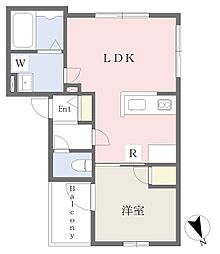 (仮)吉祥寺北町3丁目新築計画 1LDKの間取図画像