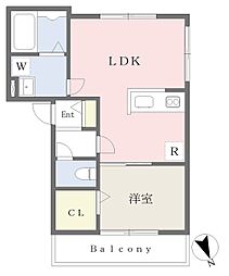 (仮)吉祥寺北町3丁目新築計画 1LDKの間取図画像