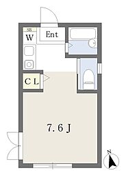 アヴァンセ三鷹 ワンルームの間取図画像