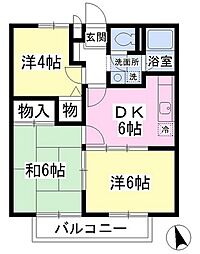 間取図画像 3DK