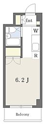 浜村ビル ワンルームの間取図画像