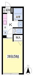 間取図画像 1K