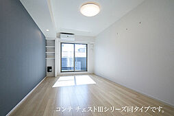 JR身延線 国母駅 徒歩11分の賃貸アパート 3階1Kのリビング/ダイニング