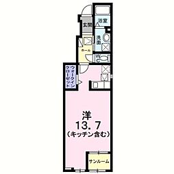 間取図画像 ワンルーム