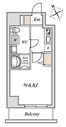 ＬＩＭＥ　ＲＥＳＩＤＥＮＣＥ　ＨＩＧＡＳ 3階1Kの間取り