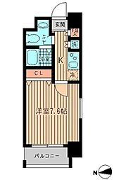 Ｈｕｍａｎハイム船橋 10階1Kの間取り