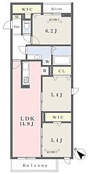 間取図画像 3LDK