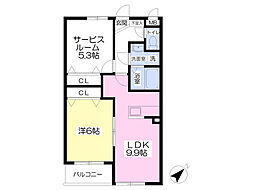 間取図画像 1SLDK