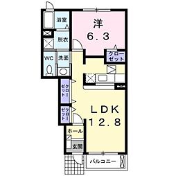 間取図画像 1LDK