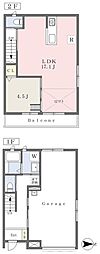 八街市文違タウンハウス 1LDKの間取図画像