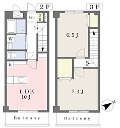 Belpa-E 2LDKの間取図画像