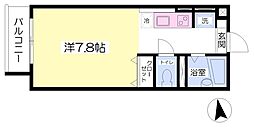 あづま台ヒルズ ワンルームの間取図画像