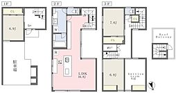 Ｍａｉｓｏｎ　ｄｅ　ｃｒａｂｅ　I 1階3SLDKの間取り