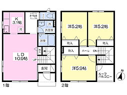 間取図画像 3LDK