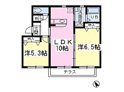 アーバンシード21 2LDKの間取図画像