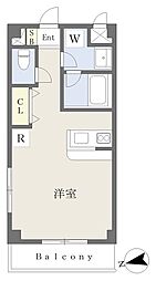 (仮)流山市東深井 新築工事 ワンルームの間取図画像