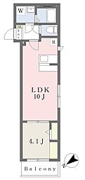 Kafuuuu 柏 1LDKの間取図画像