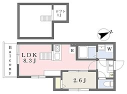 BestStage八千代台1 1LDKの間取図画像