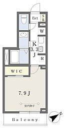 八千代市大和田新田マンション 1Kの間取図画像