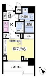 T・OBLDG.2nd 1Kの間取図画像