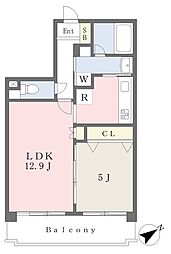 メゾン・ド・ソレーユ 1LDKの間取図画像