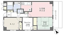 イルティモーネ 2SLDKの間取図画像