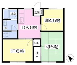 間取図画像 3DK