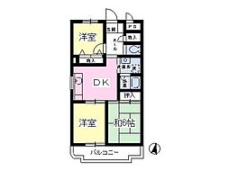 間取図画像 3DK