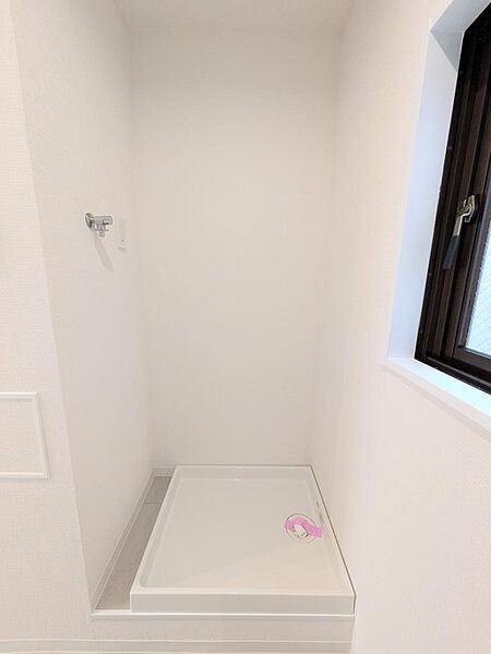 室内洗濯機置き場♪