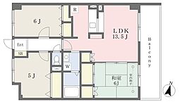 ビオトープ21-A 3LDKの間取図画像