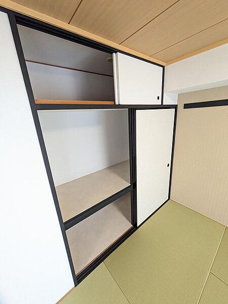 【和室6.0帖】収納付きでお部屋を広く使えます（2026年8月撮影）
