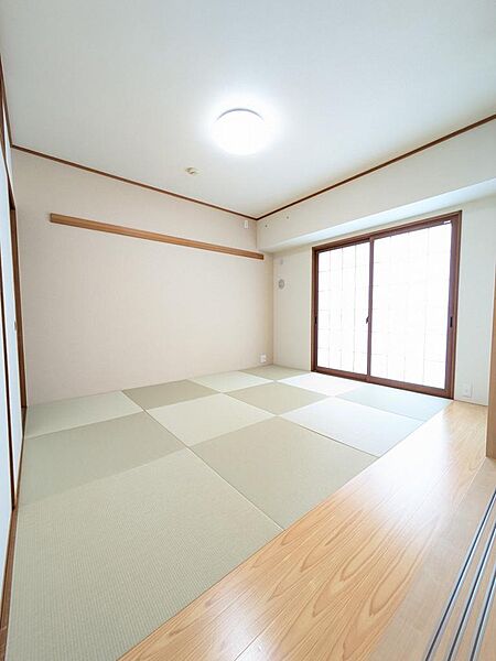 来客時も便利な和室は8帖です。（2026年8月撮影）