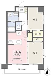 SAKURATOWER 2LDKの間取図画像