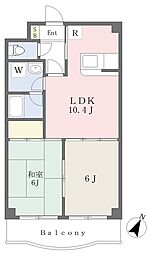 青秋桜 2LDKの間取図画像