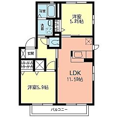 物件の間取り