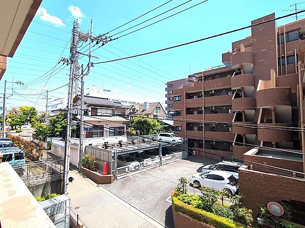 バルコニーから景色♪