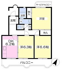 物件の間取り