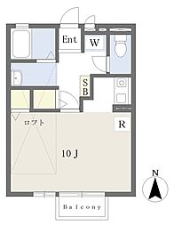 マ・メゾン ワンルームの間取図画像