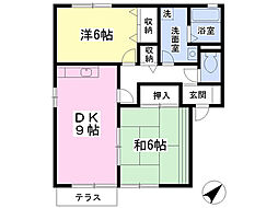 間取図画像 2DK