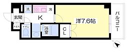 LEVANTE 1Kの間取図画像