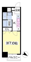 ロータスヴィレッジ町田 1Kの間取図画像