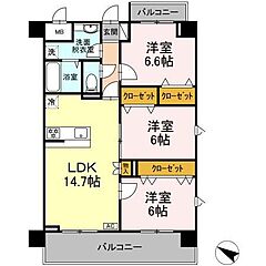 物件の間取り