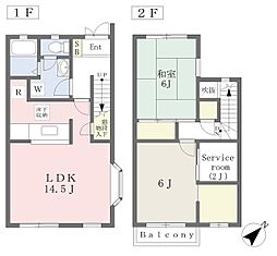 ドルフ2 2SLDKの間取図画像